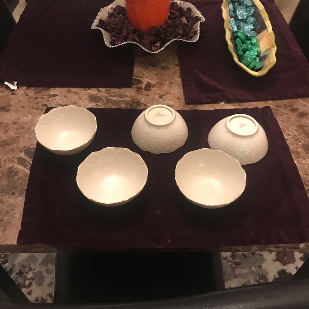 5 Authentic Lenox Bowls